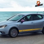 2PCS Car Decals Door Side Skirt Stickers For Seat FR Leon MK3 MK2 2 Tarraco Ibiza 6J 6L Altea Ateca Toledo 2 3 1 4 Cordoba